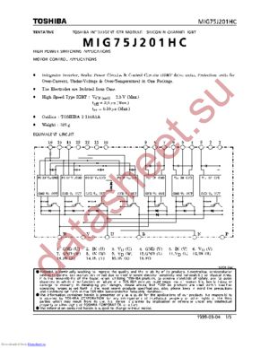 MIG75J201HC datasheet  