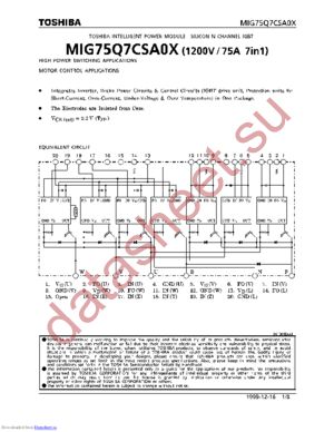MIG75Q7CSA0X datasheet  