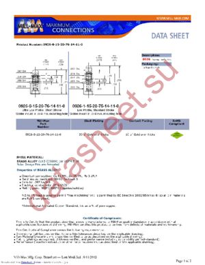 0926-0-15-20-76-14-11-0 datasheet  