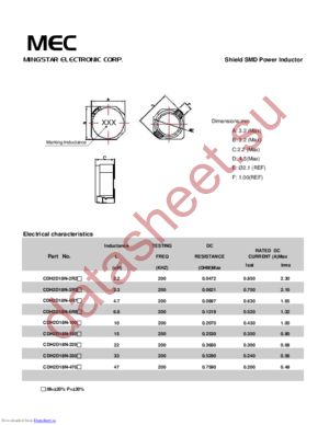 CDH2D18N-100 datasheet  