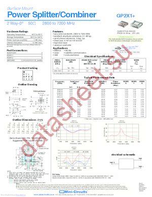 GP2X1 datasheet  