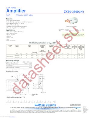 ZX60-3800LN datasheet  