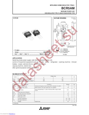 BCR10CS-12L datasheet  