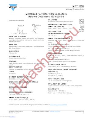 MKT1818347255 datasheet  