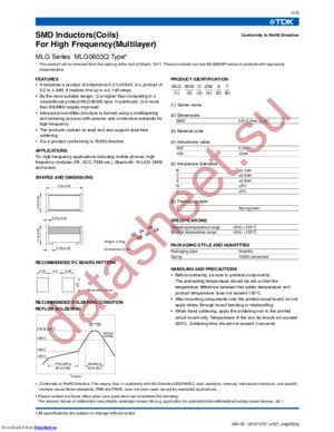 MLG0603Q36NJ datasheet  