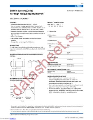 MLK0603L3N6S datasheet  