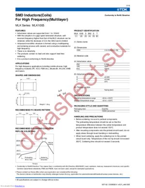 MLK1005S1N5ST datasheet  