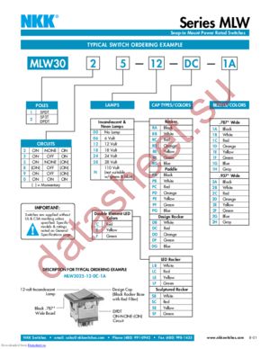 MLW3012-N-RC-1C datasheet  