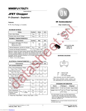 MMBFJ175LT1_06 datasheet  