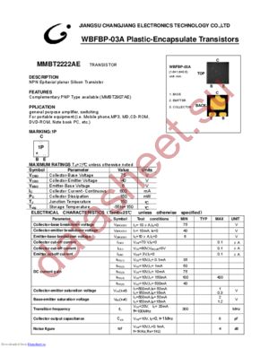 MMBT2222AE datasheet  