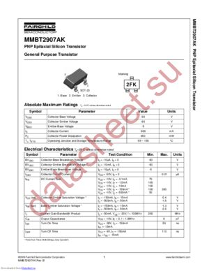 MMBT2907AK_NL datasheet  