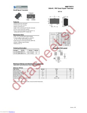 MMBT2907ARF datasheet  