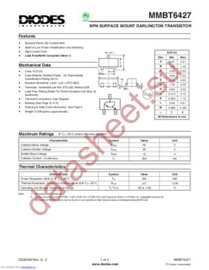 MMBT6427_1 datasheet  