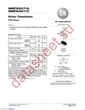 SMMBTA56LT3G datasheet  