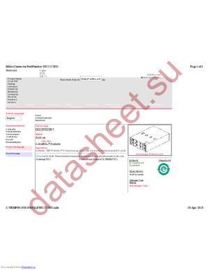 0022552081 datasheet  