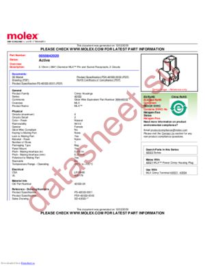 0050842020 datasheet  