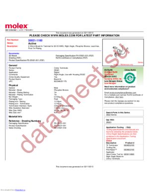 0350211160 datasheet  