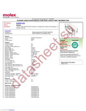 0520301429 datasheet  