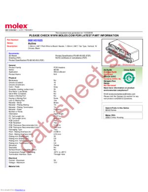 0681451625 datasheet  