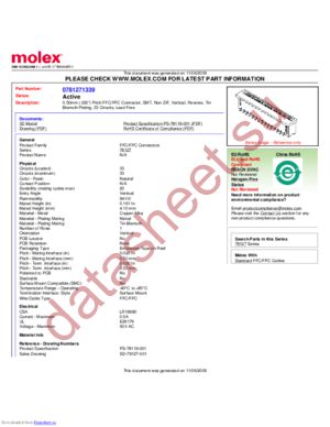 0781271339 datasheet  