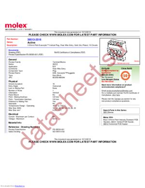 39513-2516 datasheet  