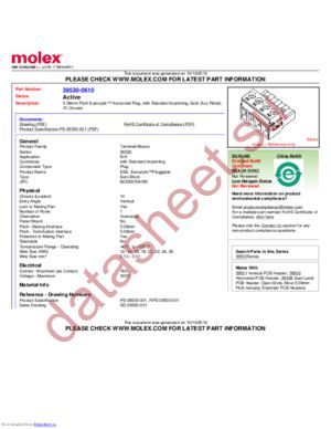 39530-0610 datasheet  