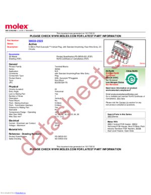 39533-2323 datasheet  