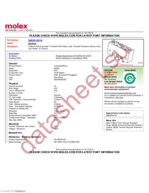 39535-0516 datasheet  