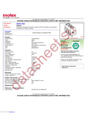 39543-1620 datasheet  