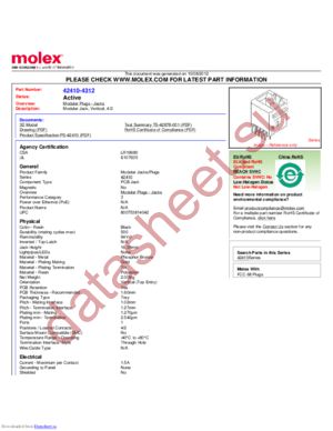 42410-4312 datasheet  