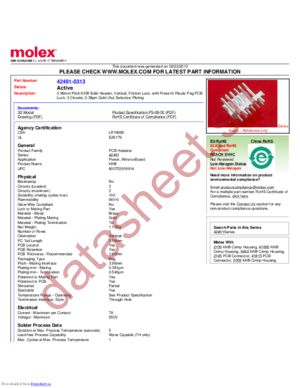 42491-0313 datasheet  