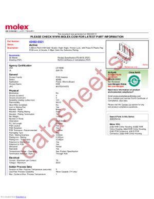 42492-0321 datasheet  