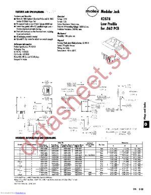 42878-8708 datasheet  