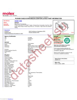 44428-1206 datasheet  