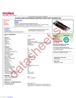 501591-5411 datasheet  