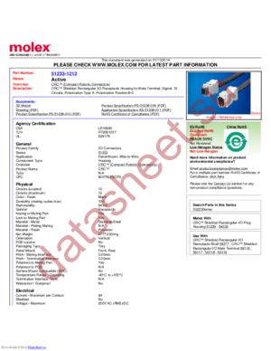 51233-1212 datasheet  