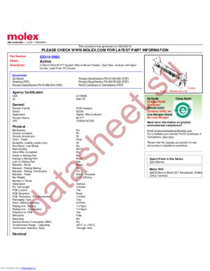 53314-5065 datasheet  