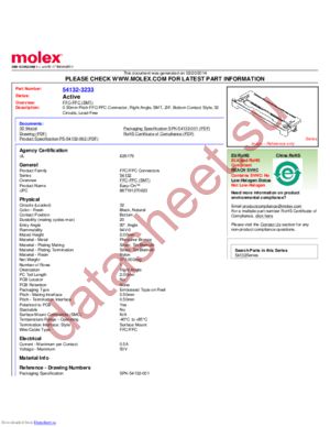 54132-3233 datasheet  