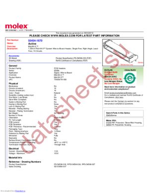 55454-1670 datasheet  