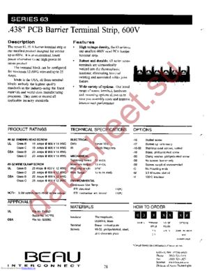 63507 datasheet  