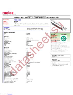 71626-1005 datasheet  