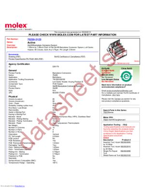 75235-2123 datasheet  