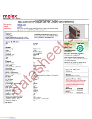 75640-5001 datasheet  