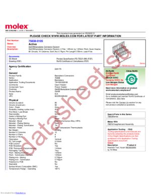 75838-0105 datasheet  