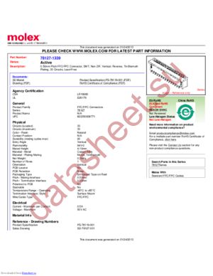 78127-1339 datasheet  