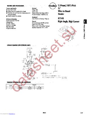 87540-0401 datasheet  