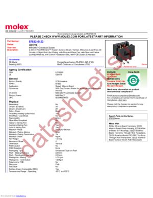 87832-6122 datasheet  