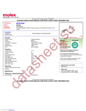 88738-8400 datasheet  