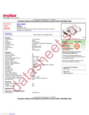 88741-9200 datasheet  