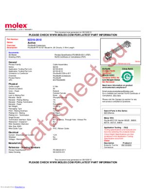 92316-2618 datasheet  